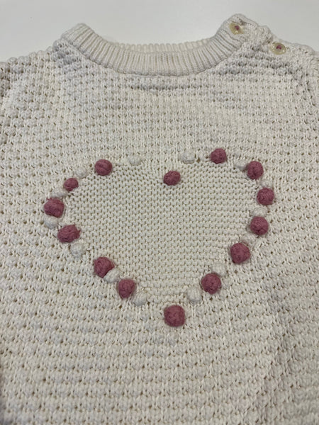 John Lewis cotton jumper 12-18m