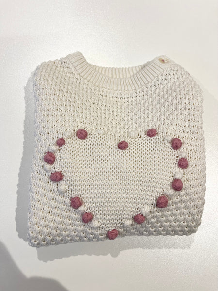 John Lewis cotton jumper 12-18m
