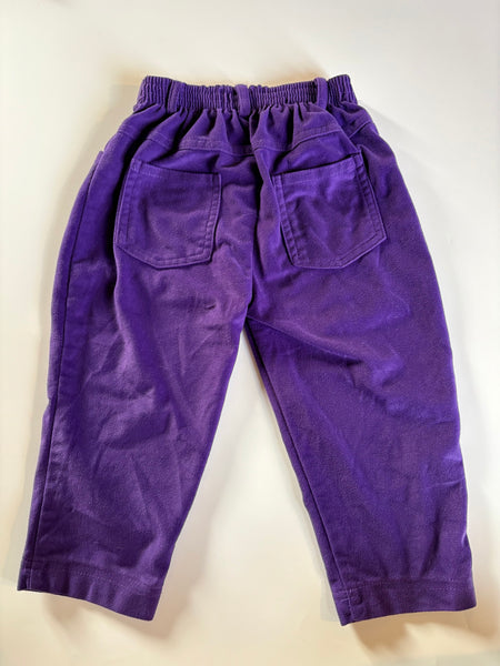 Vintage velvet trousers 18-24 months