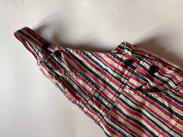 Vintage ‘The adventure continues’ dungarees 6-12 months
