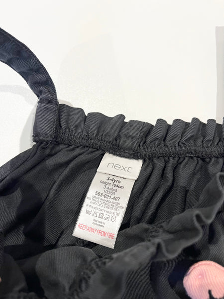 Next heart dungarees (3-4y)