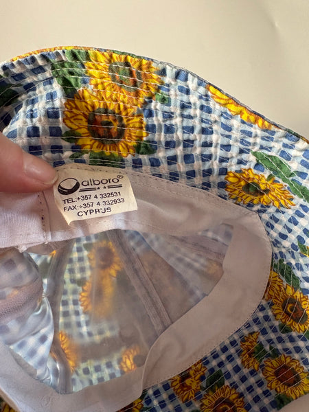 Vintage cotton Sunhat approx 5-8yrs
