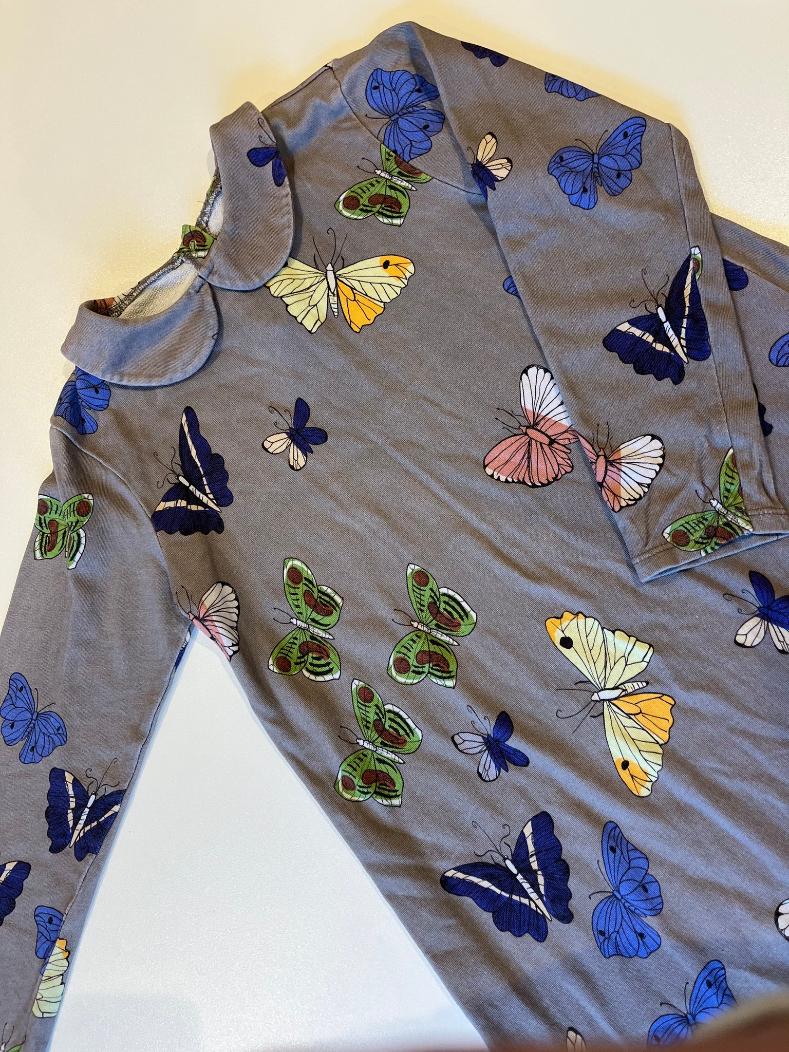 Mini Rodini Butterfly dress 128-134/8-9y