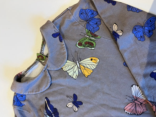 Mini Rodini Butterfly dress 128-134/8-9y