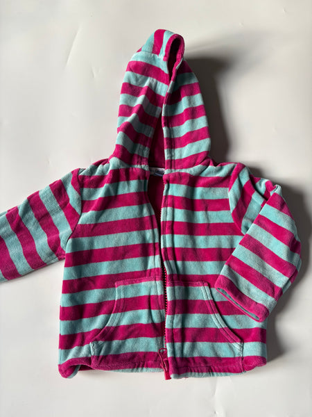 Y2K John Lewis velour hoody 12-18 months