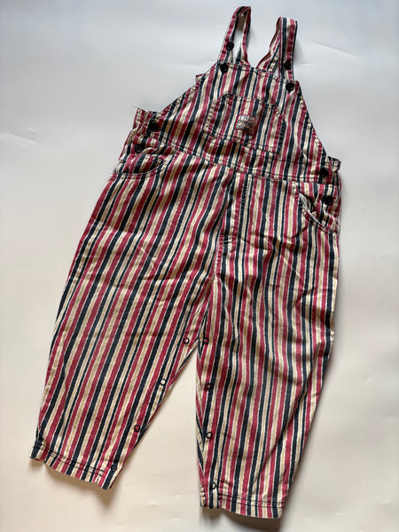 Vintage ‘The adventure continues’ dungarees 6-12 months