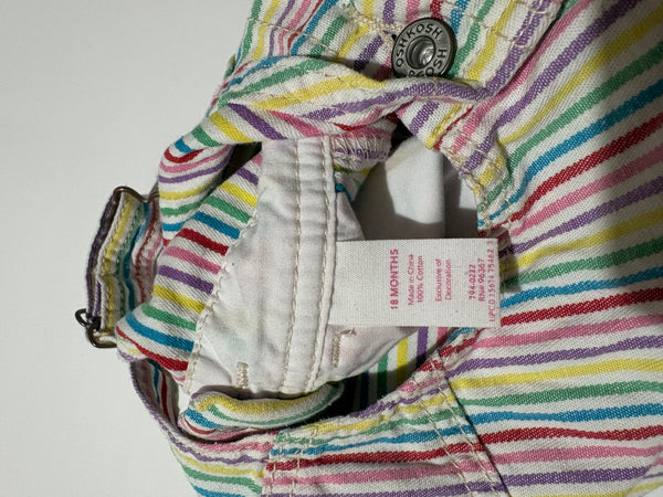 Oshkosh shortalls (18M) best fit 6-12 months