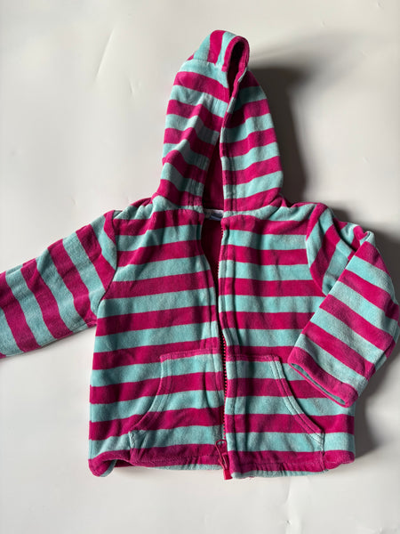 Y2K John Lewis velour hoody 12-18 months