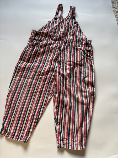 Vintage ‘The adventure continues’ dungarees 6-12 months