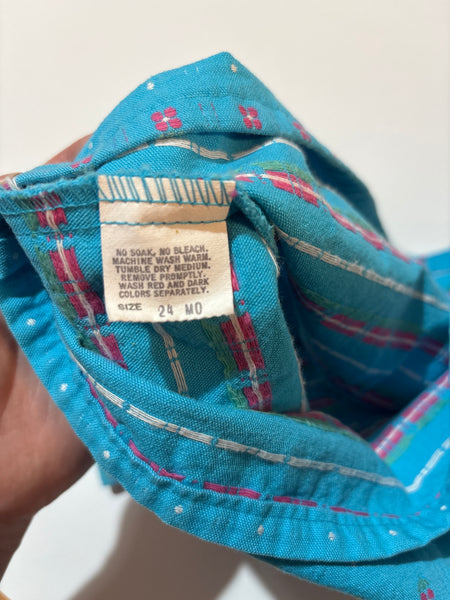 Vintage Oshkosh pinafore dress (24M) best fit 6-12/18 months