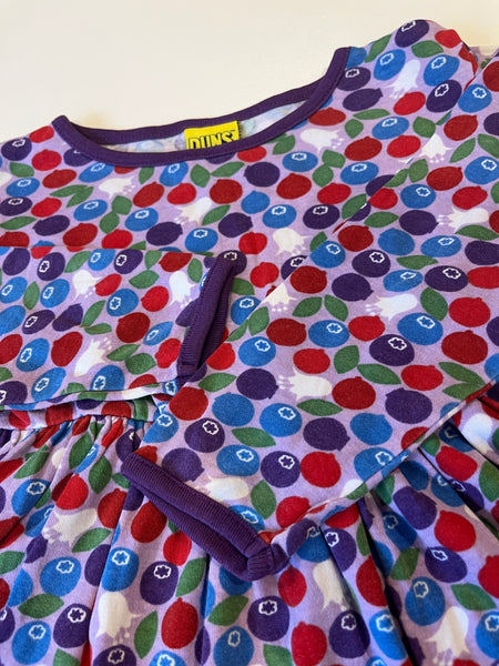 Duns berry print dress 104 (3-4y)