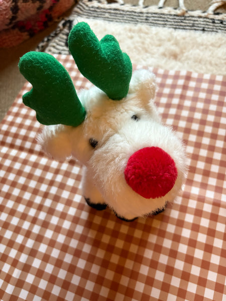 Vintage Adam’s reindeer soft toy