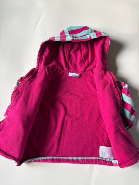 Y2K John Lewis velour hoody 12-18 months