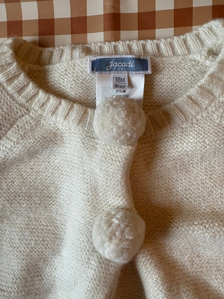 Jacardi snowman cardi 12-18 months