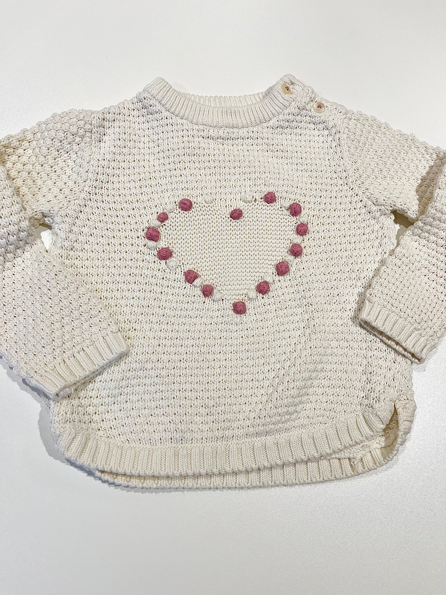 John Lewis cotton jumper 12-18m