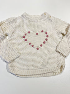 John Lewis cotton jumper 12-18m