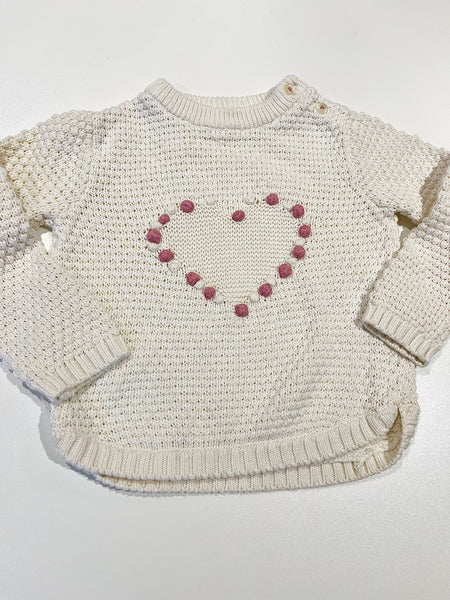 John Lewis cotton jumper 12-18m