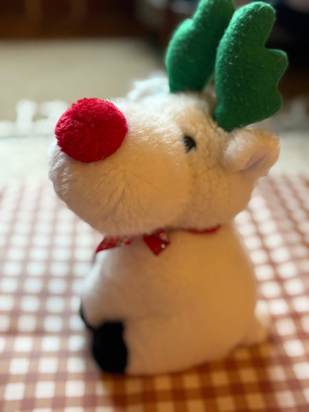 Vintage Adam’s reindeer soft toy