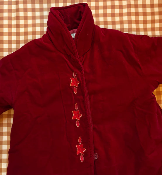 Vintage velvet coat age 18-24 months