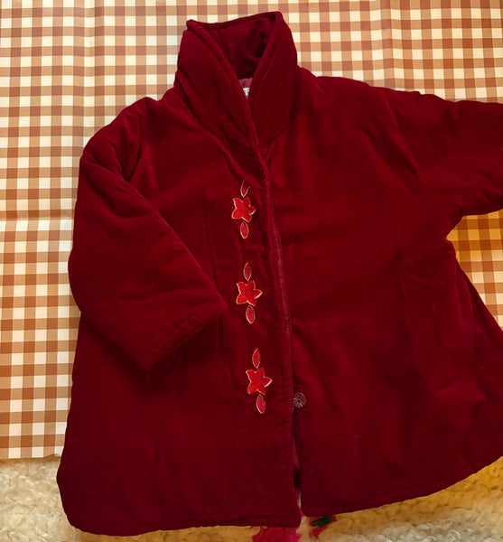 Vintage velvet coat age 18-24 months