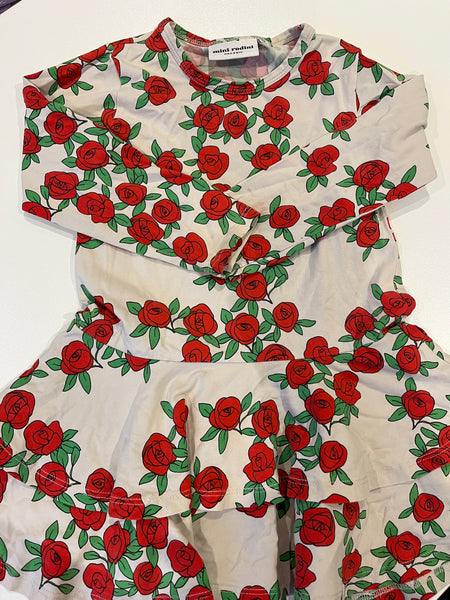 Mini Rodini Roses Dress 92-98 (2-3y)
