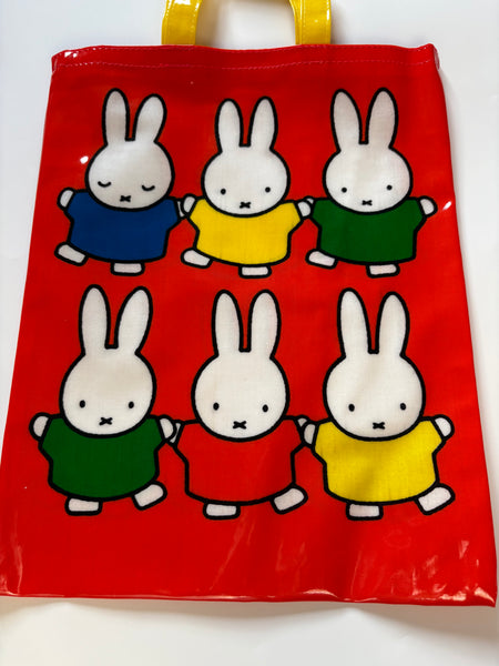 Vintage Shreds oilcloth Miffy bag