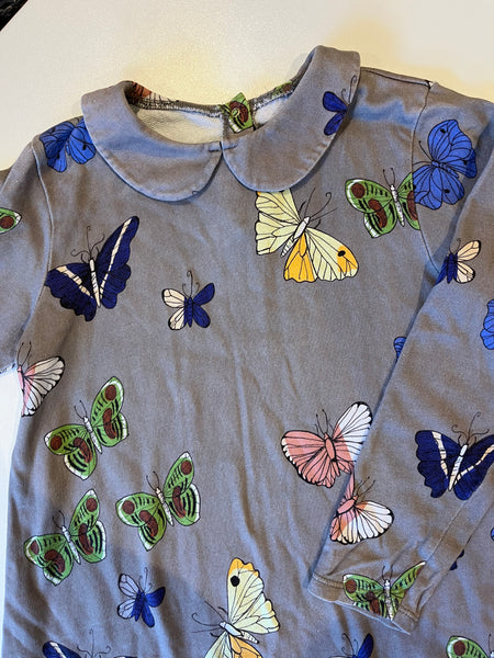 Mini Rodini Butterfly dress 128-134/8-9y