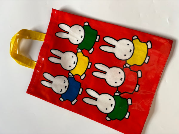 Vintage Shreds oilcloth Miffy bag