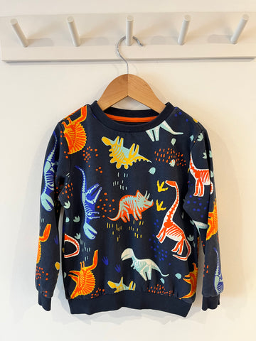 F&F colourful dino sweatshirt (5-6y)