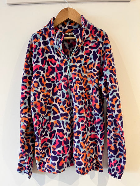 Mountain Warehouse purple leopard print fleece (11-12Y)