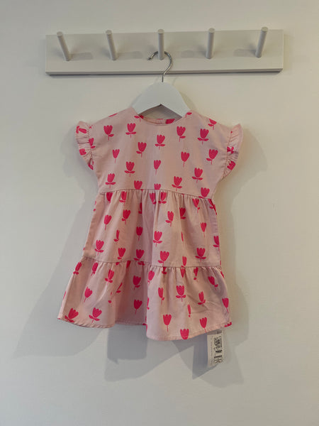 BNWT M&S pink tulip dress (9-12m)