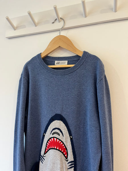 H&M shark jumper (8-10y)