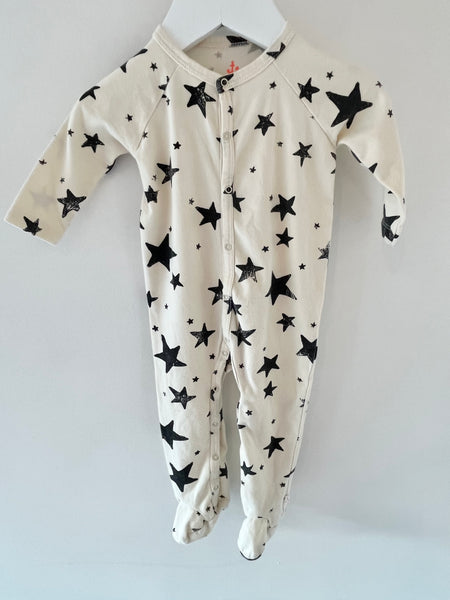 Noe & Zoe Organic cotton sleepsuit & hat set (3-6m)