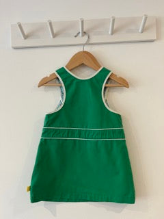 Little Bird Green Pinafore Dress (9-12M)