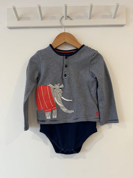Joules double layered bodysuit (18-24M)