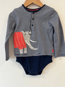 Joules double layered bodysuit (18-24M)