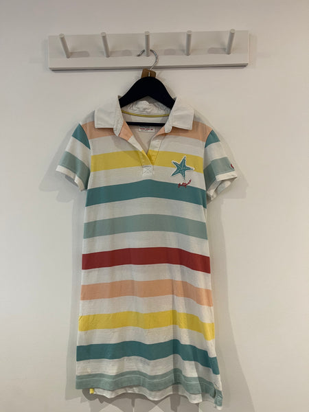 Fatface striped collar dress (8-9y)