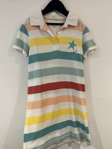 Fatface striped collar dress (8-9y)