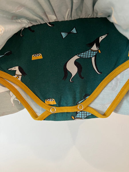 Raspberry Republic dog top (92-98/2-3y)