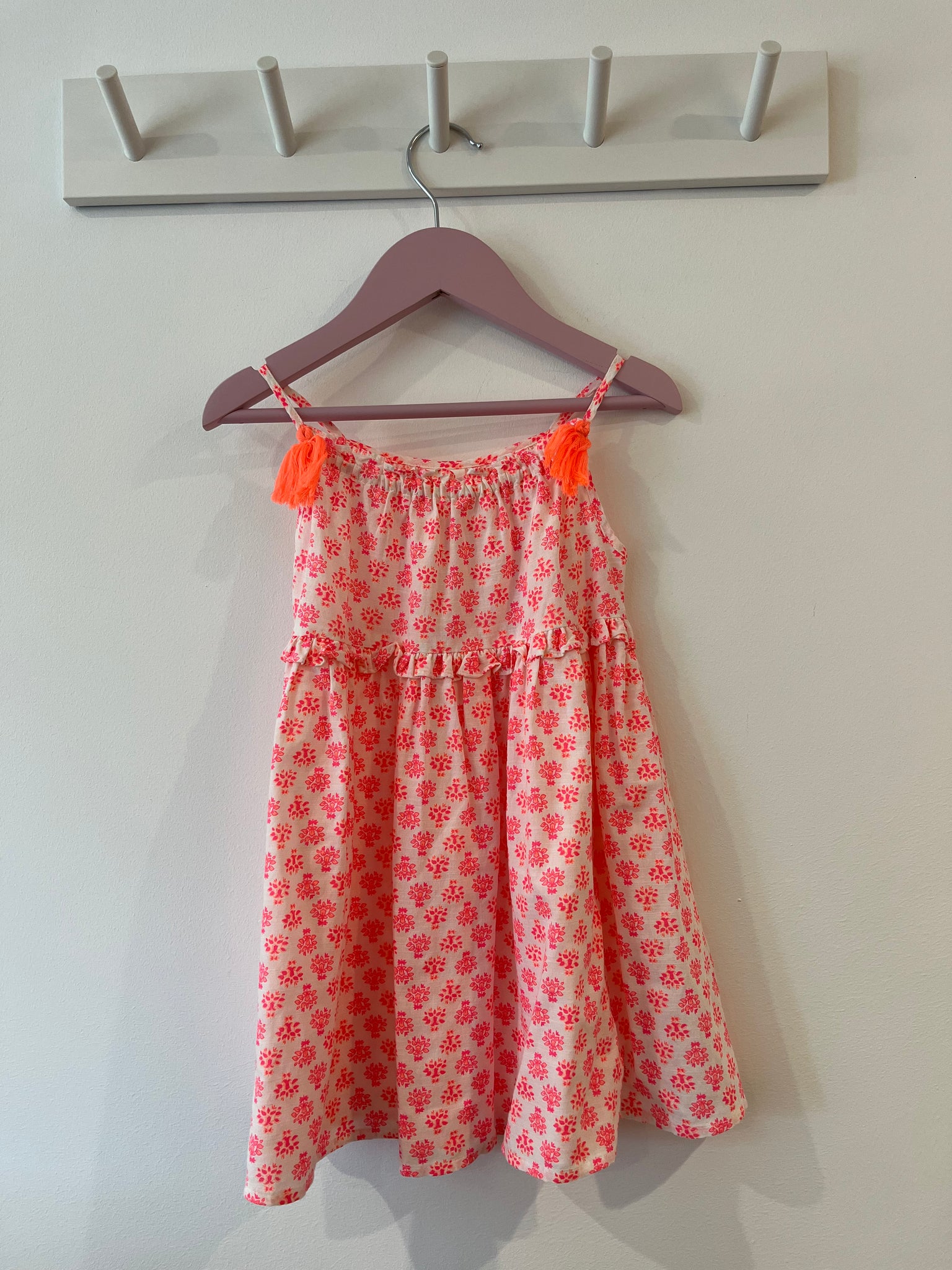 Next neon pink and white (18-24m)