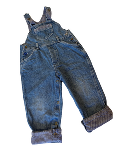 Vintage Adams denim dungarees 18-24m