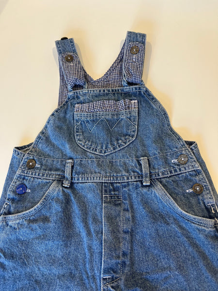 Vintage Adams denim dungarees 18-24m