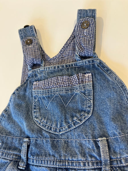 Vintage Adams denim dungarees 18-24m