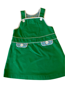 Little Bird pinafore dress 9-12m
