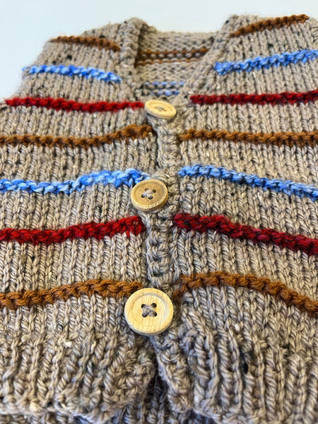Hand knitted waistcoat approx 6-12 months