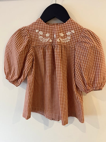 Cyrillus Paris check dress (6-9m)
