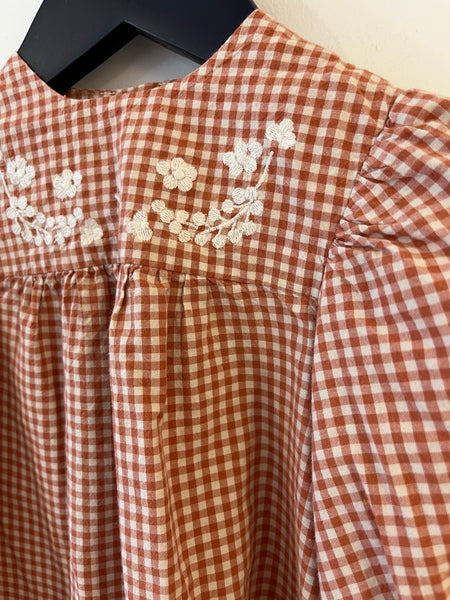 Cyrillus Paris check dress (6-9m)
