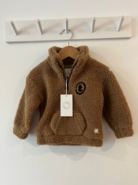 BNWT Sproet & Sprout [ex-stock] zip up fleece (9-12m)