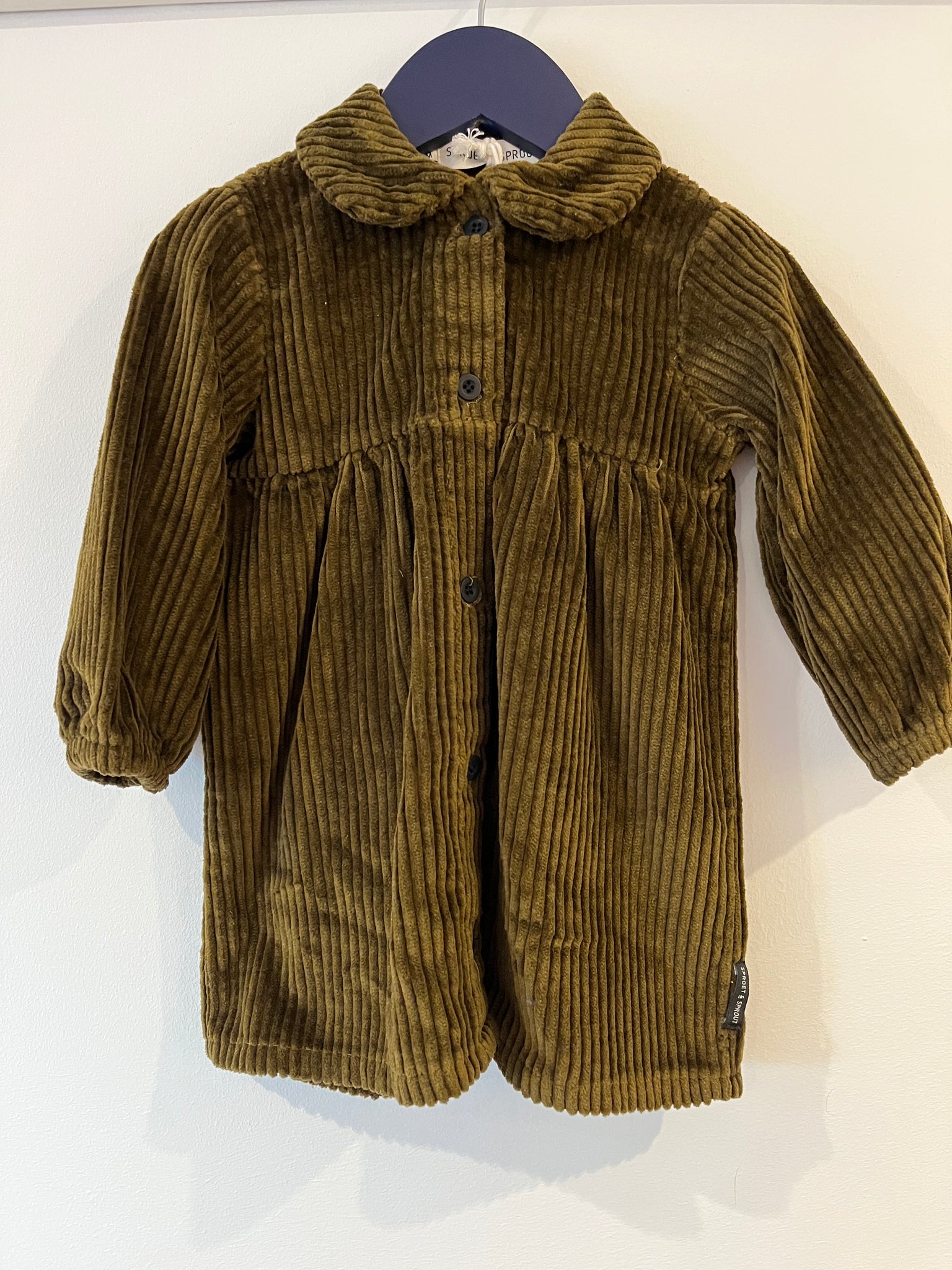BNWT Sproet & Sprout [ex-stock] cord dress (12-18m)