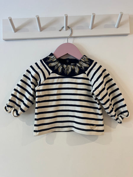 Petit Bateau cotton sweatshirt (6-12m)
